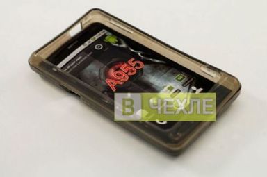 TPU чехол для Motorola A955 Droid 2/Milestone 2   (Черный (ромб))