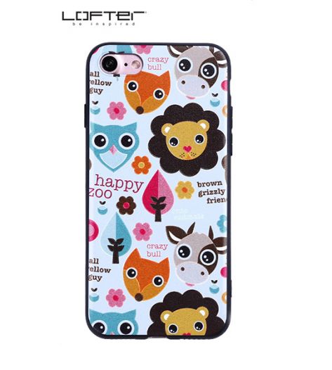 

TPU чохол Animals Print Series для iPhone 7 (4.7'') (Happy Zoo) 56284