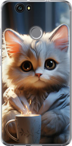 Чехол White cat для Huawei Nova