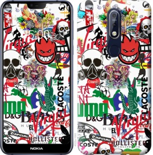 

Чохол Many different logos на Nokia 3.2 741116