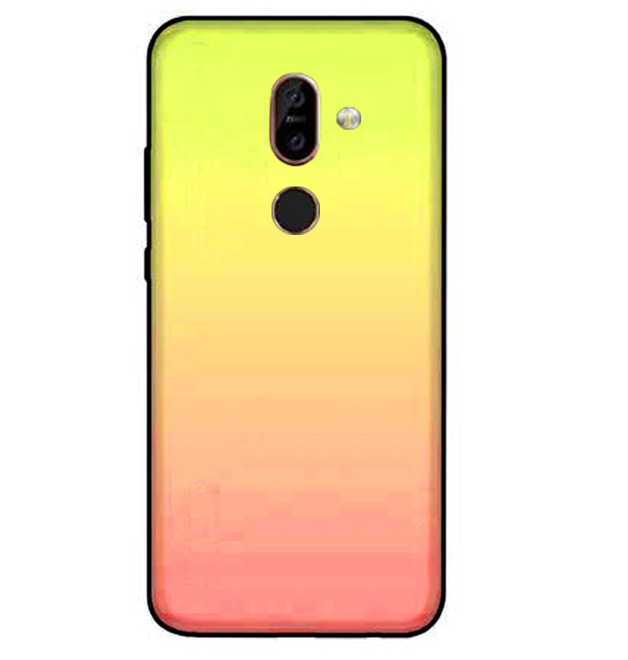 

TPU+Glass чохол Gradient series на Nokia 7 plus (Рожевий) 679927