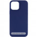 Чохол Silicone Case Full Protective (AA) NO LOGO на Apple iPhone 16 Pro (6.3") (Синій / Deep navy)