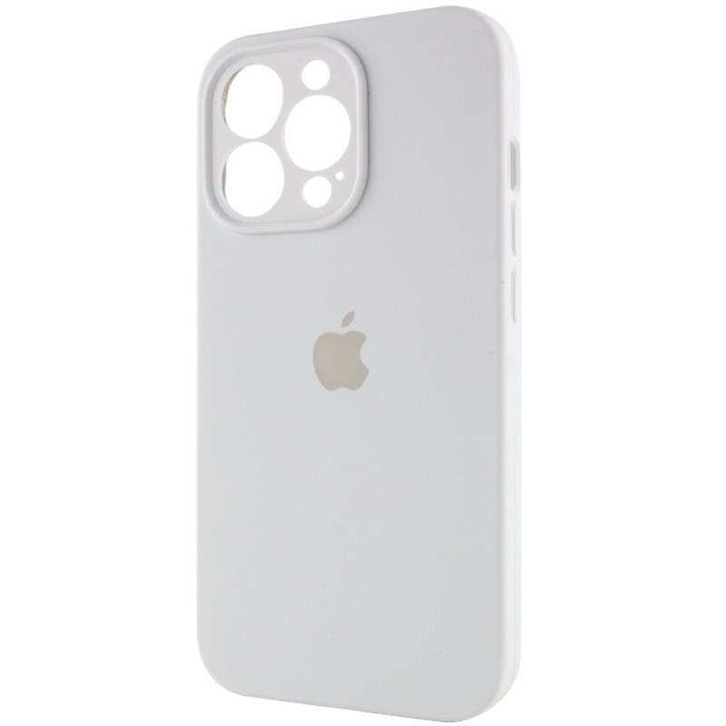 Фото Чохол Silicone Case Full Camera Protective (AA) на Apple iPhone 15 Pro Max (6.7") (Білий / White) в маназині vchehle.ua