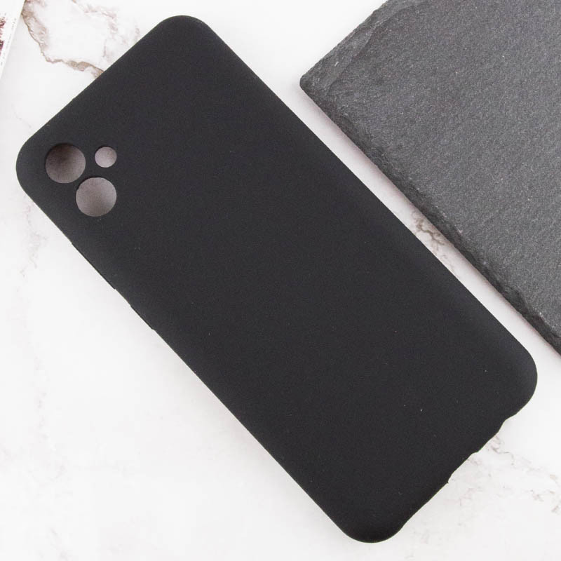 Купить Чехол Silicone Cover Lakshmi Full Camera (AAA) для Samsung Galaxy A05 (Черный / Black) на vchehle.ua