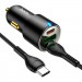 Фото АЗУ Hoco NZ6 PD45W (2Type-C/1USB) + Type-C to Type-C (Black) в магазине vchehle.ua