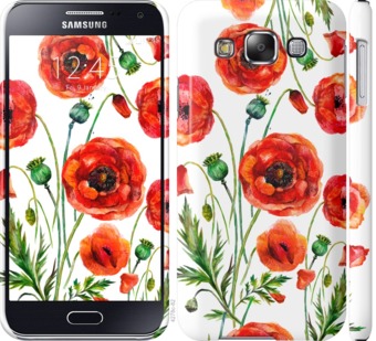 

Чехол Нарисованные маки для Samsung Galaxy E5 E500H 743801