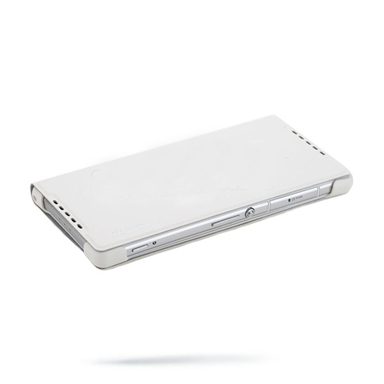 #Кожаный чехол (книжка) ROCK Belief Series для Sony Xperia Z2 (L50) (Белый / White)