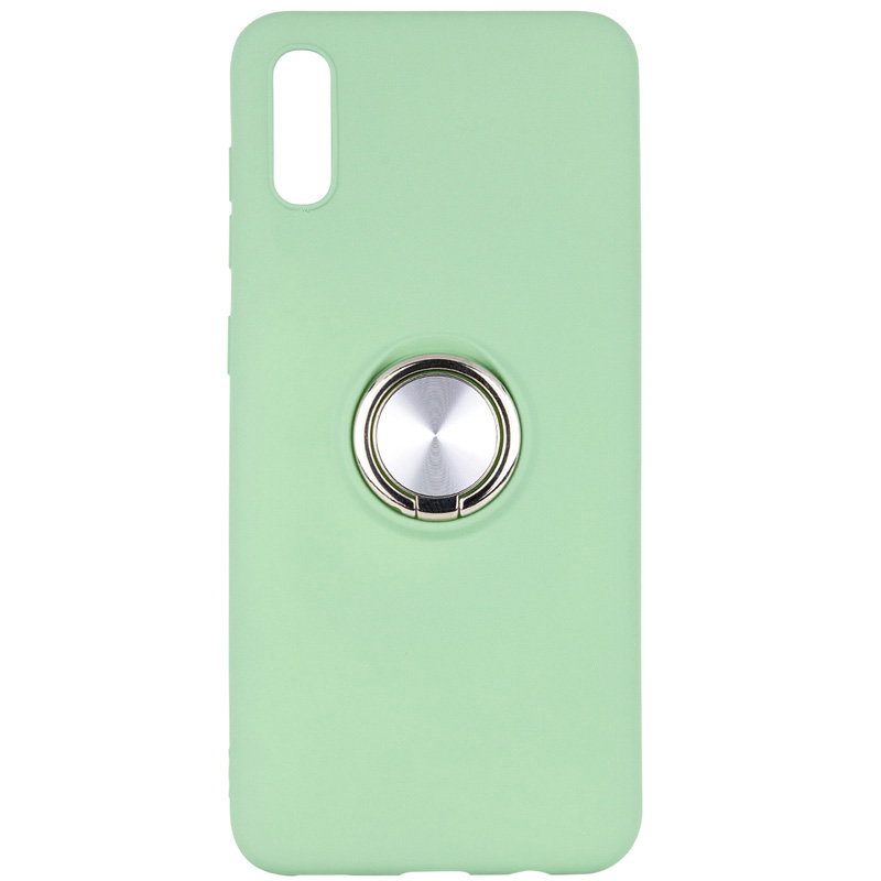 

TPU чехол Summer ColorRing под магнитный держатель для Apple iPhone XS Max (6.5") (Салатовый) 708298