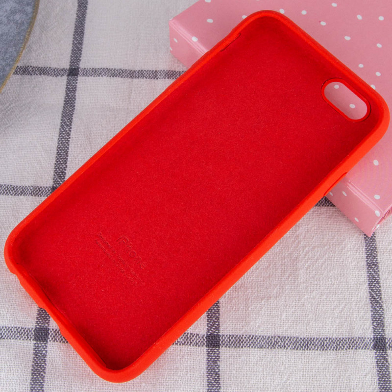 Фото Чохол Silicone Case Full Protective (AA) на Apple iPhone 6/6s (4.7") (Червоний / Red) в маназині vchehle.ua