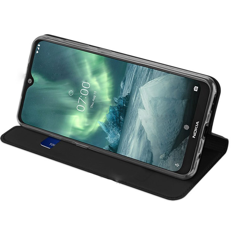 

Чехол-книжка Dux Ducis с карманом для Nokia 6.2 (Черный) 789307