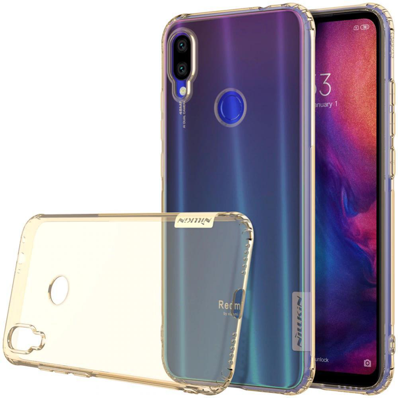 

TPU чехол Nillkin Nature Series для Xiaomi Redmi Note 7 Pro (Золотой (прозрачный)) 684480