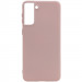 Чохол Silicone Cover Full without Logo (A) на Samsung Galaxy S21+ (Рожевий / Pink Sand)