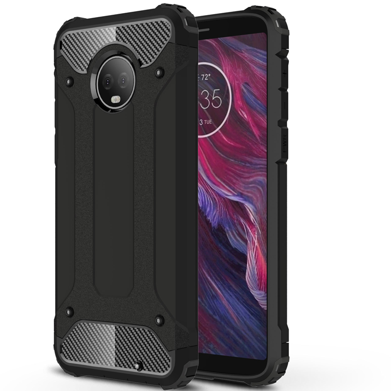 

Броньований протиударний TPU+PC чохол Immortal для Motorola Moto Z3 (Чорний) 684829
