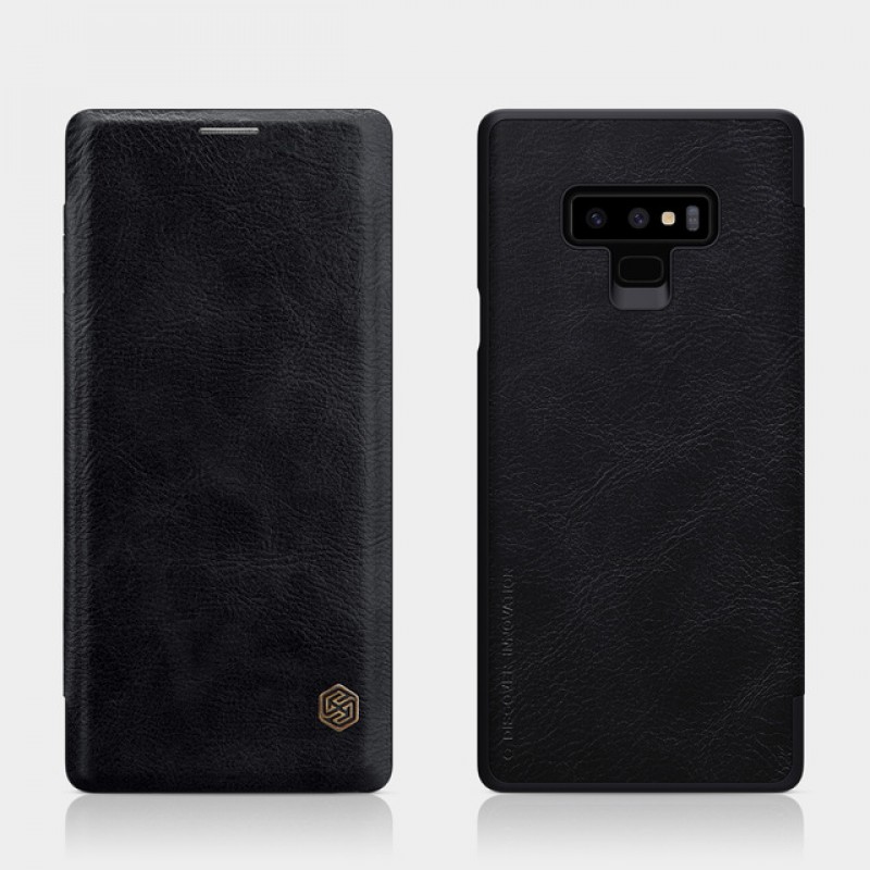 

Шкіряний чохол (книжка) Nillkin Qin Series на Samsung Galaxy Note 9 (Чорний) 621926