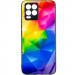 TPU+Glass чохол Diversity на Realme 8 / 8 Pro (Rainbow)