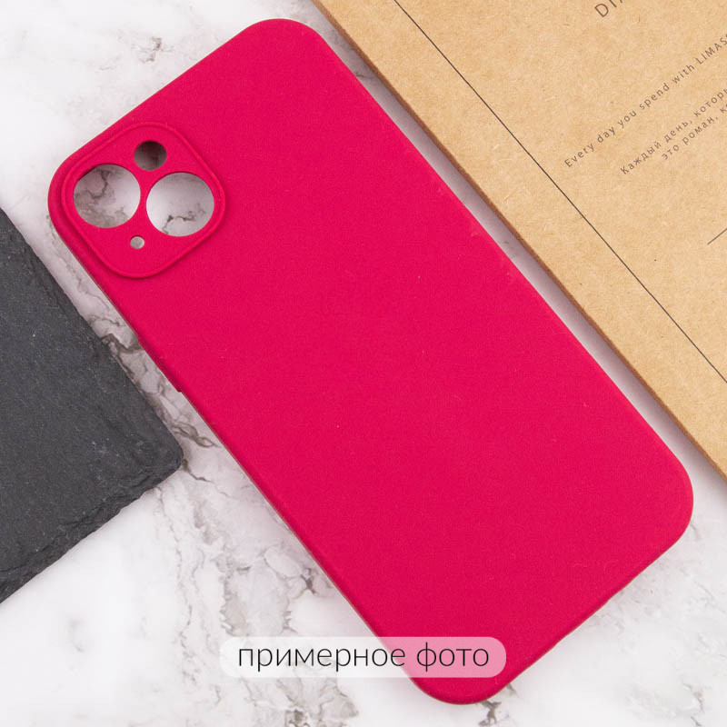 Купить Чехол Silicone Case Full Protective (AA) NO LOGO для Apple iPhone 16 (6.1") (Красный / Rose Red) на vchehle.ua