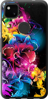 

Чехол Абстрактные цветы для Google Pixel 4A 1634294