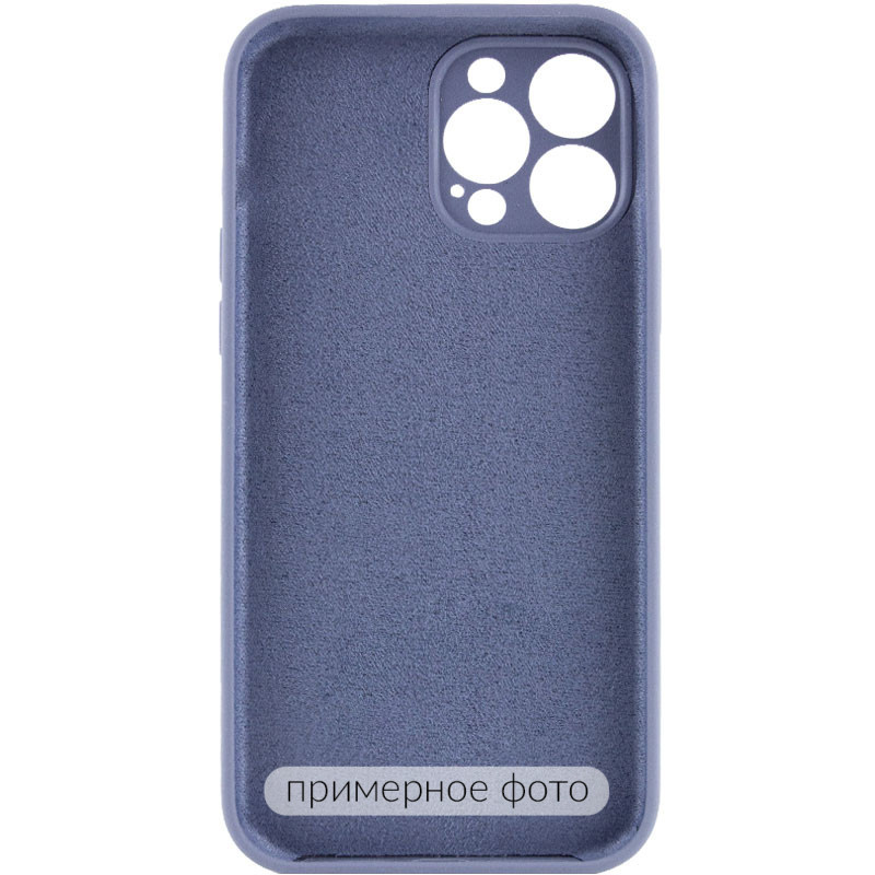Фото Чехол Silicone Case Full Camera Protective (AA) NO LOGO для Apple iPhone 16 (6.1") (Серый / Lavender Gray) на vchehle.ua