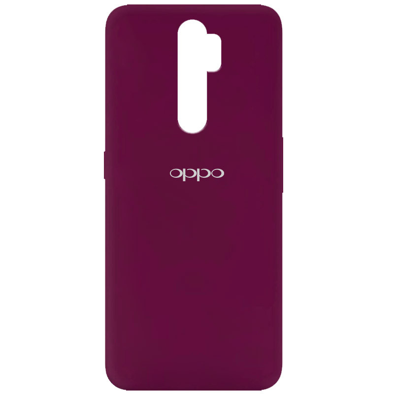 

Чехол Silicone Cover My Color Full Protective (A) для Oppo A5 (2020) (Бордовый / Marsala) 910697