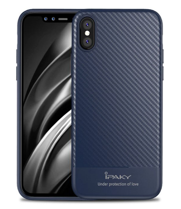 

TPU чехол iPaky Musy Series для Apple iPhone XS Max (6.5") (Синий) 662995