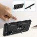 Фото Ударопрочный чехол Serge Ring for Magnet для Samsung Galaxy S20 (Черный) в магазине vchehle.ua