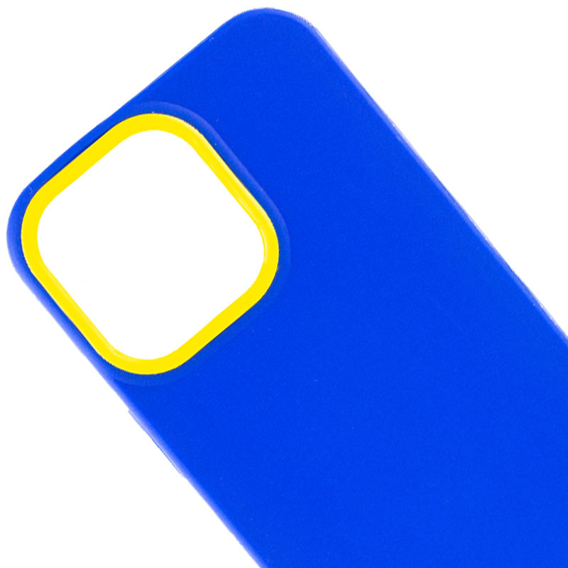 Фото Чехол TPU+PC Bichromatic для Apple iPhone 13 Pro (6.1") (Navy Blue / Yellow) на vchehle.ua