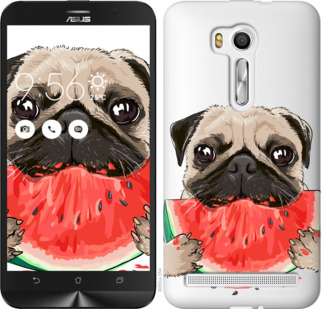 

Чехол Мопс и арбуз для Asus ZenFone Go TV ZB551KL 843956
