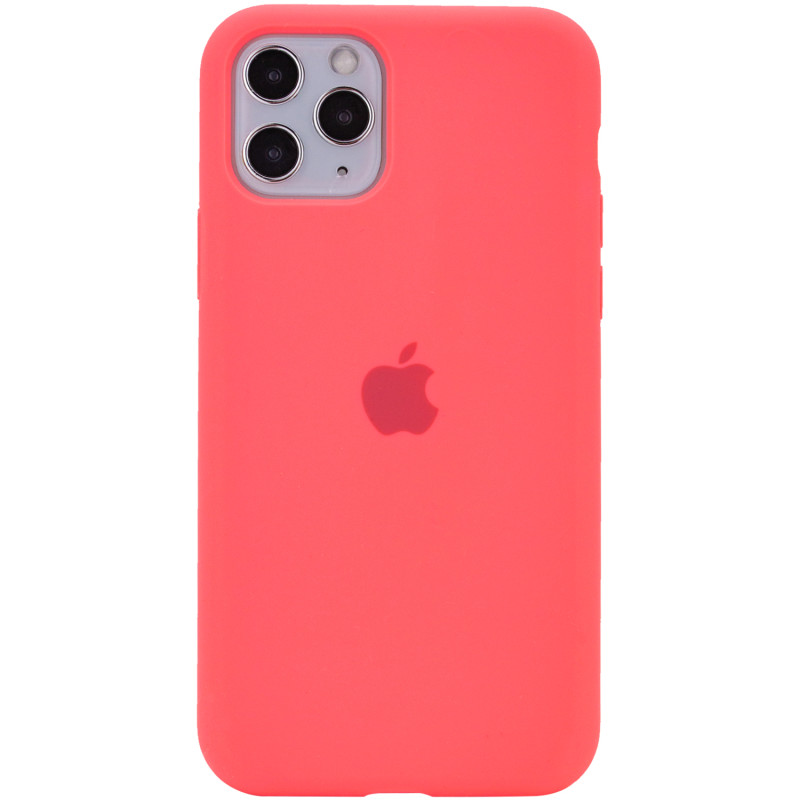 Чохол Silicone Case Full Protective (AA) на Apple iPhone 11 Pro Max (6.5") (Рожевий / Flamingo)