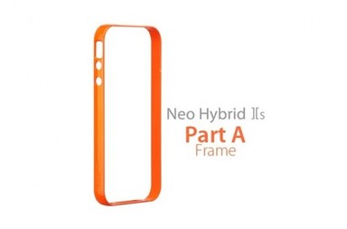 Бампер SGP Neo Hybrid 2S Mix &Match Part A [Frame Only] для iPhone 4/4s (Оранжевый / Orange)