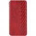 Кожаный чехол-книжка GETMAN Cubic (PU) для ZTE Blade A55 4G (Красный)