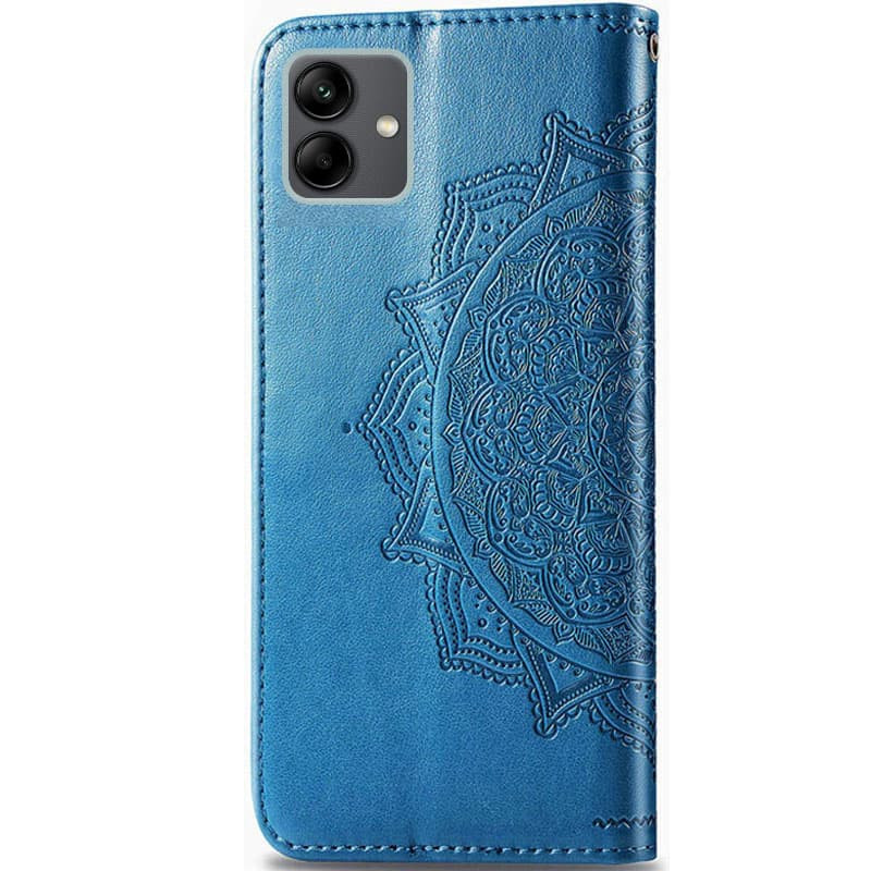 Купить Кожаный чехол (книжка) Art Case с визитницей для Samsung Galaxy A04 (Синий) на vchehle.ua