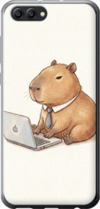 Чехол Funny Capybara CEO Working для Huawei Honor V10 / View 10