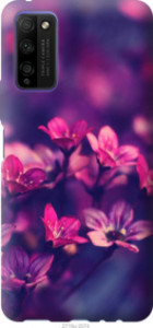 Чехол Пурпурные цветы для Huawei Honor 30 Lite