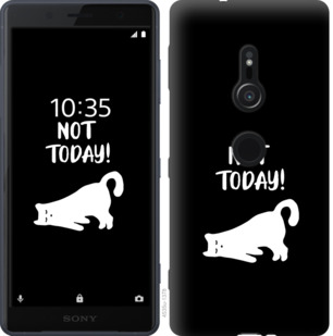 

Чехол Уставший кот для Sony Xperia XZ2 H8266 874326