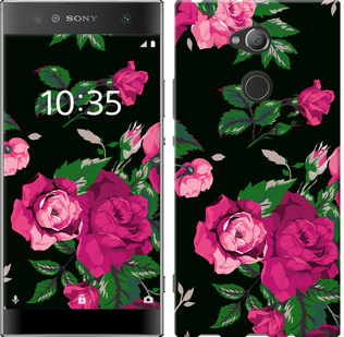 

Чехол Розы на черном фоне для Sony Xperia XA2 H4113 659237