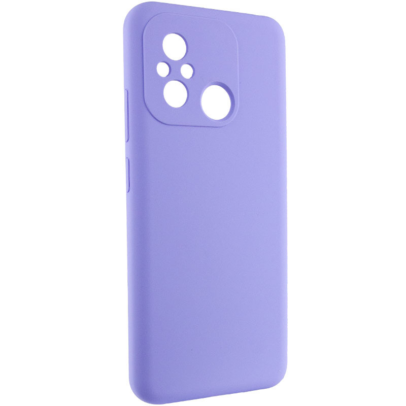 Фото Чехол Silicone Cover Lakshmi Full Camera (AAA) для Xiaomi Redmi 12C (Сиреневый / Dasheen) на vchehle.ua