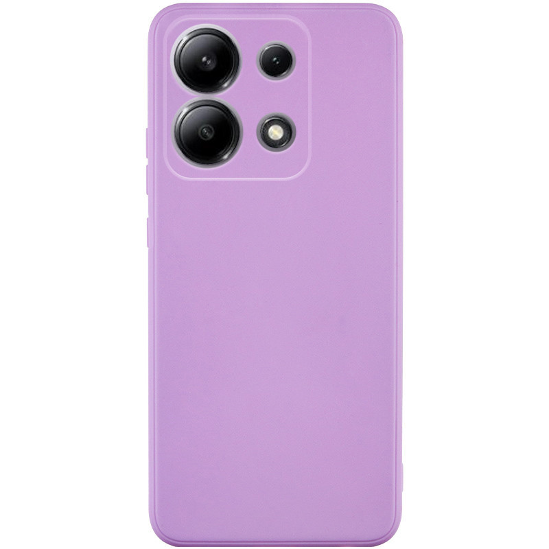 Силіконовий чохол Candy Full Camera на Xiaomi Redmi Note 13 Pro 4G / Poco M6 Pro 4G (Бузковий / Dasheen)