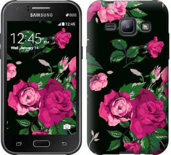 

Чехол Розы на черном фоне для Samsung Galaxy J1 J100H 546861