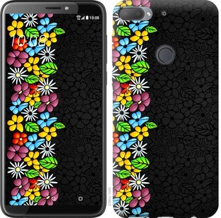 

Чохол квітковий орнамент на HTC Desire 12 Plus 673477