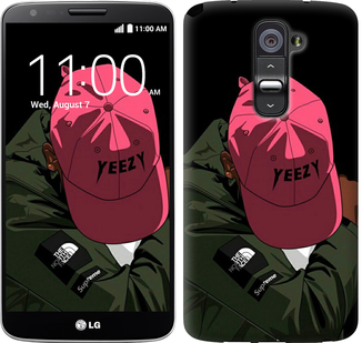 

Чехол logo de yeezy для LG G2 630255