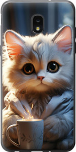 Чохол White cat на Samsung Galaxy J7 2018
