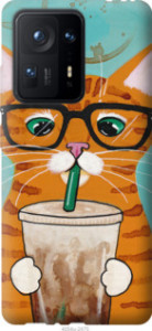 Чехол Зеленоглазый кот в очках для Xiaomi Mix 4
