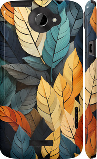 

Чохол Кольорове листя на HTC One X+ 1629998