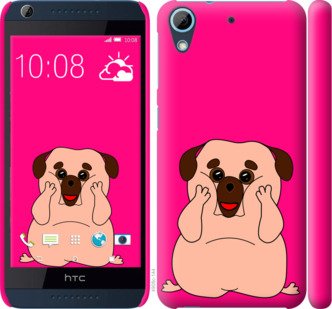 

Чехол Весёлый мопс для HTC Desire 626G 928369