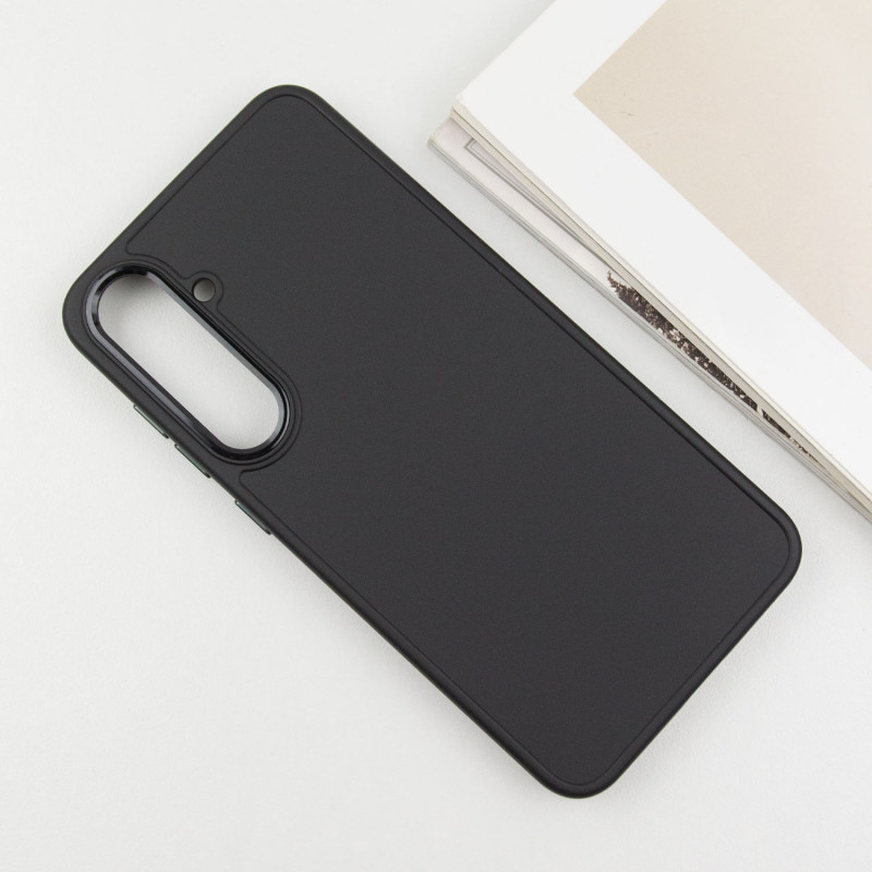 Фото TPU чехол Bonbon Metal Style для Samsung Galaxy S24 / S25 (Черный / Black) в магазине vchehle.ua
