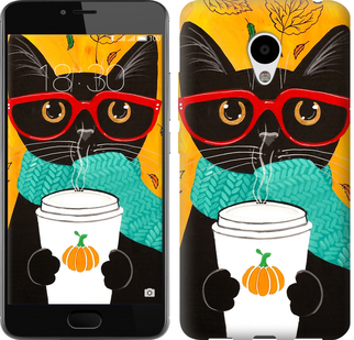 

Чехол Осенний кот для Meizu M3s 639761