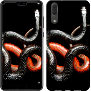 

Чехол Красно-черная змея на черном фоне для Meizu E3 659634