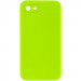 Silicone Case Square Full Camera Protective (AA) NOLOGO для Apple iPhone 6/6s (4.7") (Салатовый / Neon green)