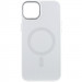 Чохол TPU+Glass Sapphire Midnight Open Camera with Magnetic Safe на Apple iPhone 15 Plus (6.7") (Білий / White)