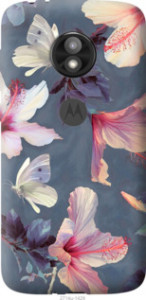 Чехол Нарисованные цветы для Motorola Moto E5 Play